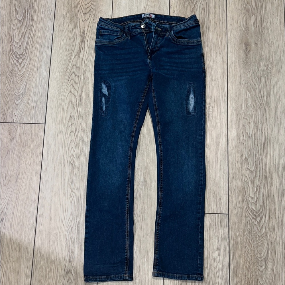 Men's Blue Jeans - Rivet61 - Picture 8 of 11